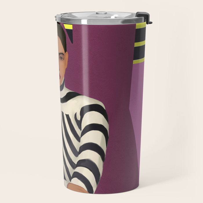 Stripes in Stillness Travel Mug Gallery Image 2