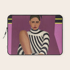 Stripes in Stillness Laptop Sleeve Gallery Image 1