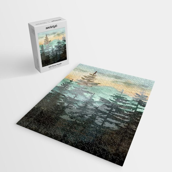 Pine Trees Jigsaw Puzzle Gallery Image 2