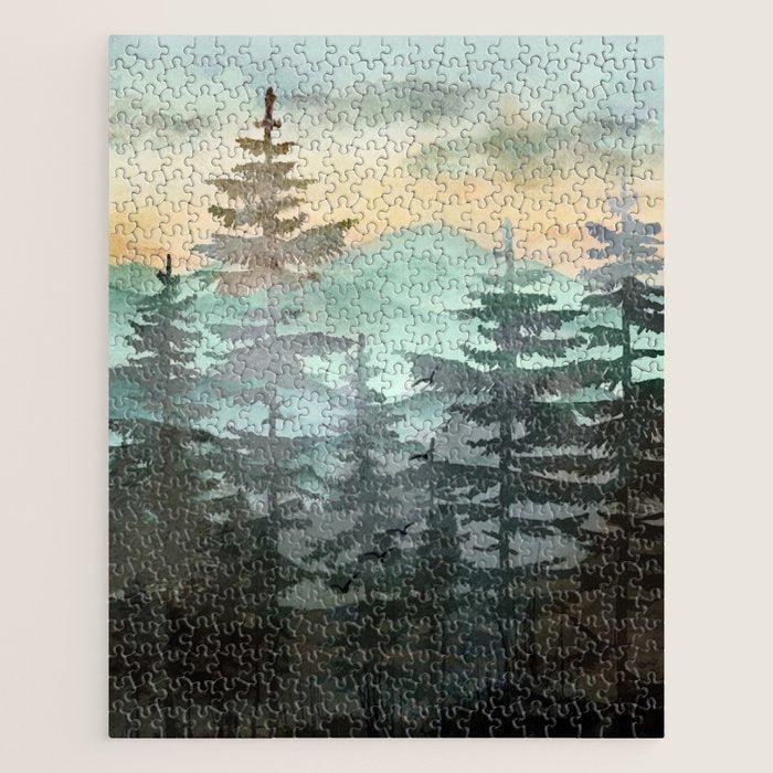 Pine Trees Jigsaw Puzzle Gallery Image 1