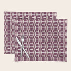 Vintage Geometric Harmony Placemat Gallery Image 1