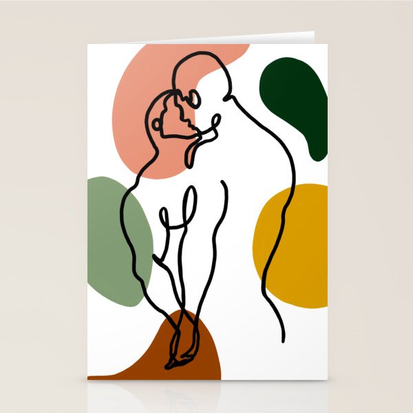 NOODDOODs Lines 3 Stationery Card Gallery Image 2