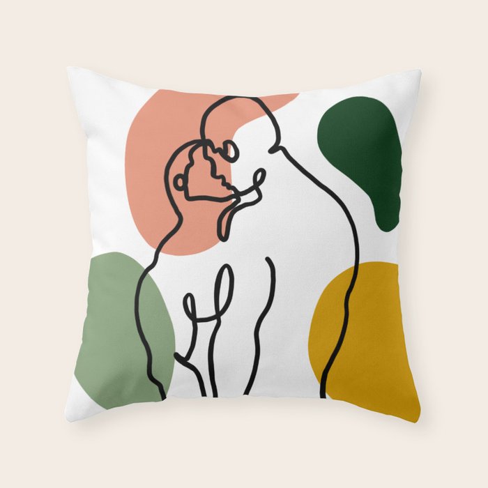 NOODDOODs Lines 3 Throw Pillow Gallery Image 6