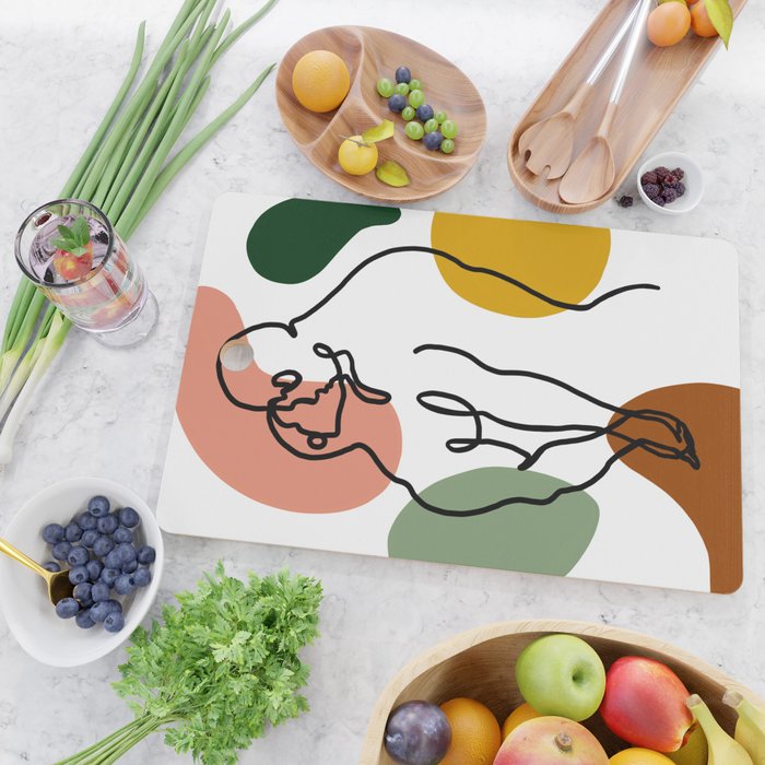 NOODDOODs Lines 3 Cutting Board Gallery Image 2