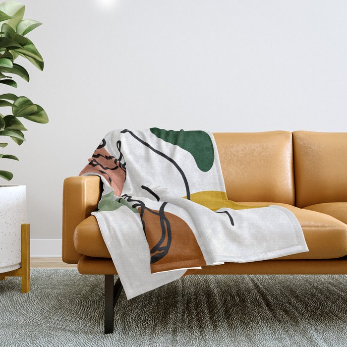 NOODDOODs Lines 3 Throw Blanket Gallery Image 1