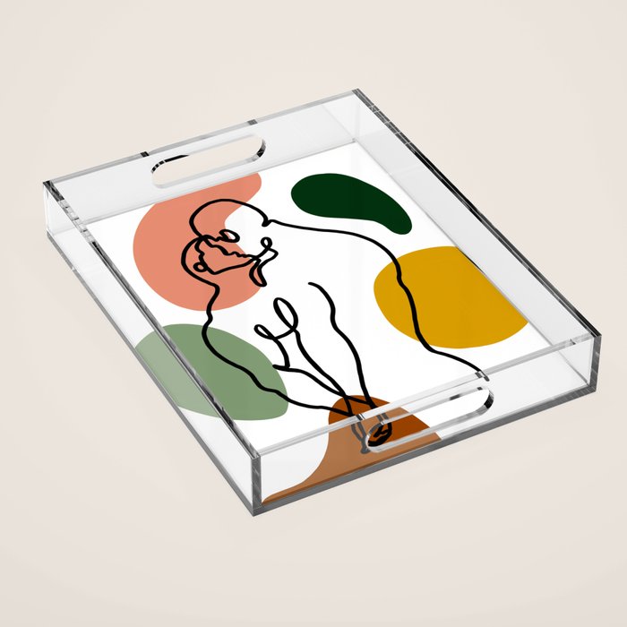 NOODDOODs Lines 3 Acrylic Tray Gallery Image 1