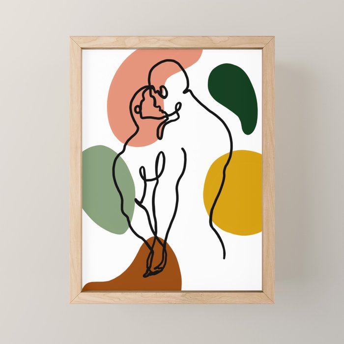 NOODDOODs Lines 3 Mini Art Print Gallery Image 1