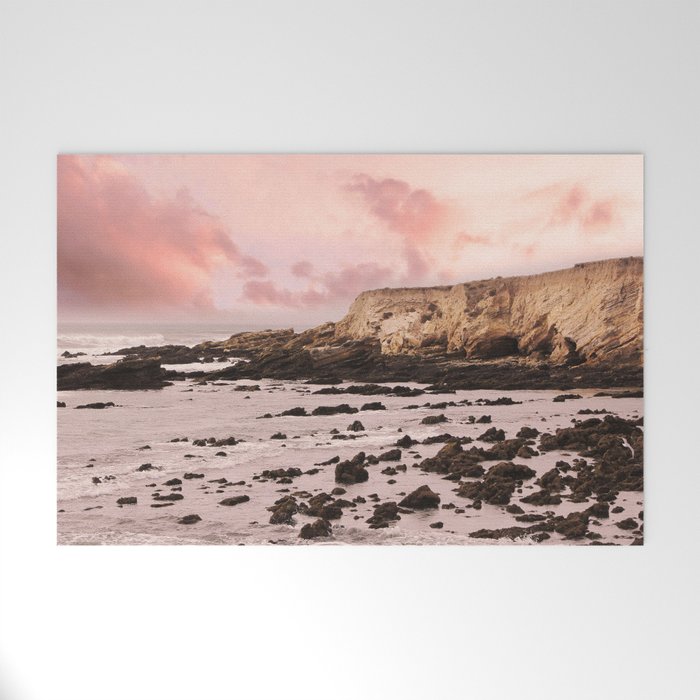 Sunset Beach Cliffs at Low Tide  Welcome Mat Gallery Image 1