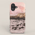 Sunset Beach Cliffs at Low Tide  iPhone Case Gallery Image 1