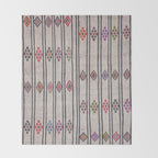 Moroccan Vintage Rug Throw Blanket Gallery Image 2