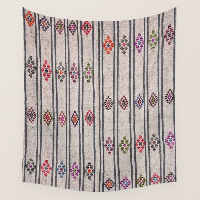 Moroccan Vintage Rug Wall Tapestry Gallery Image 1
