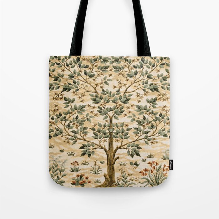 William Morris Tree Of Life, Morris Tree  Tote Bag Gallery Image 1