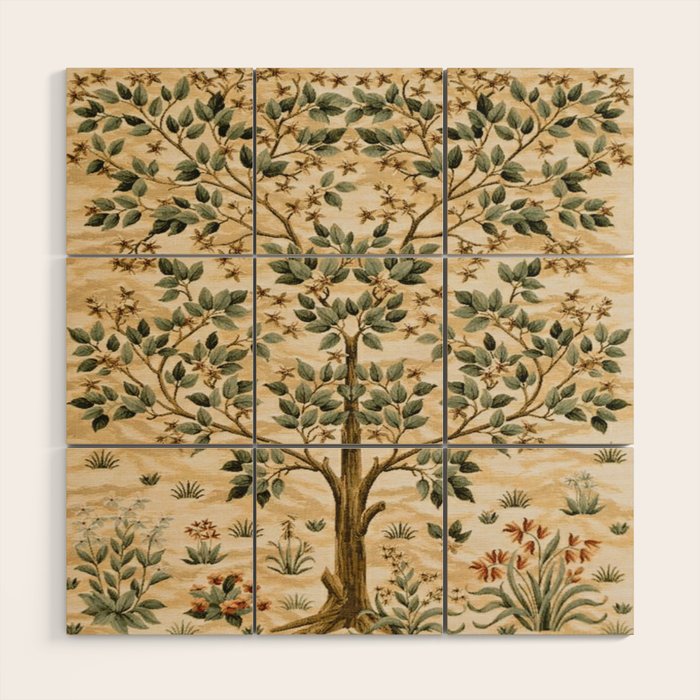 William Morris Tree Of Life, Morris Tree  Wood Wall Art Gallery Image 1