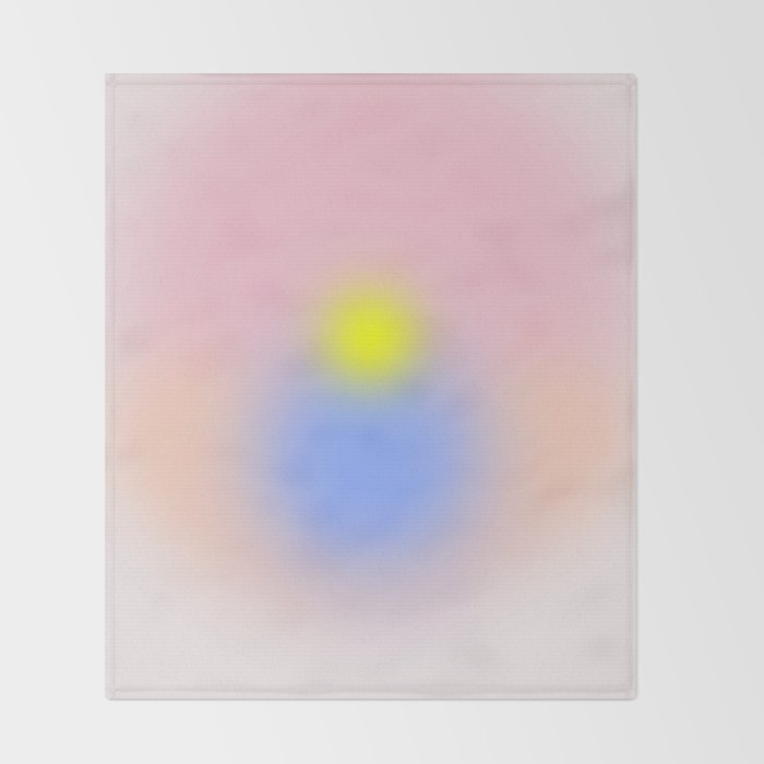 Morning Silence II - Gradient Throw Blanket Gallery Image 2
