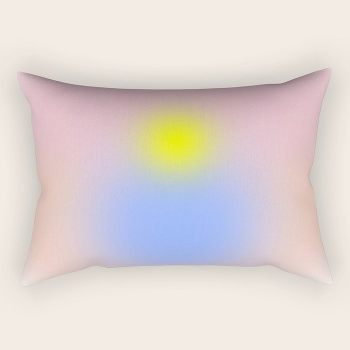 Morning Silence II - Gradient Rectangular Pillow Gallery Image 2