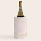 Elegant modern blush pink gold pastel marble Wine Chiller Gallery Image 1