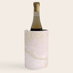 Elegant modern blush pink gold pastel marble Wine Chiller Gallery Image 2
