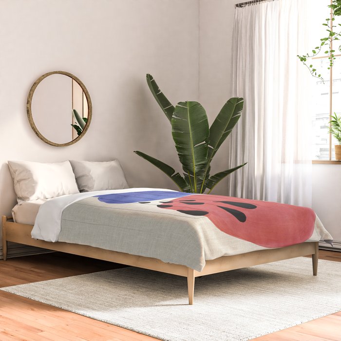 Blue Rain Clouds Comforter Gallery Image 2