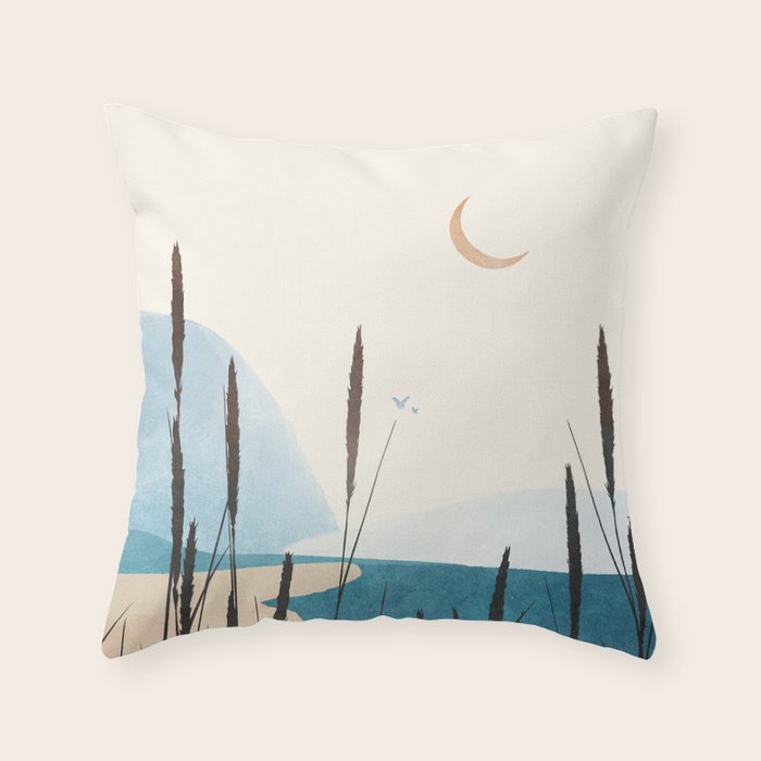 Nostalgic Beauty I  Throw Pillow Gallery Image 1