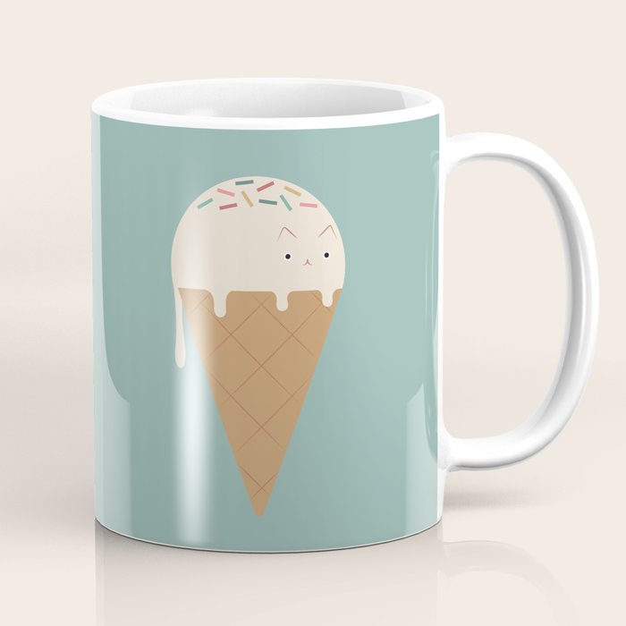 Ice Cream Cat Coffee Mug Gallery Image 1
