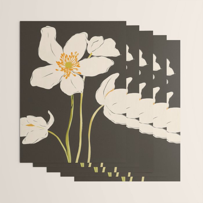 Midnight Bloom Wrapping Paper Gallery Image 3
