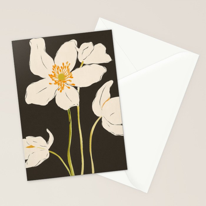 Midnight Bloom Stationery Card Gallery Image 2
