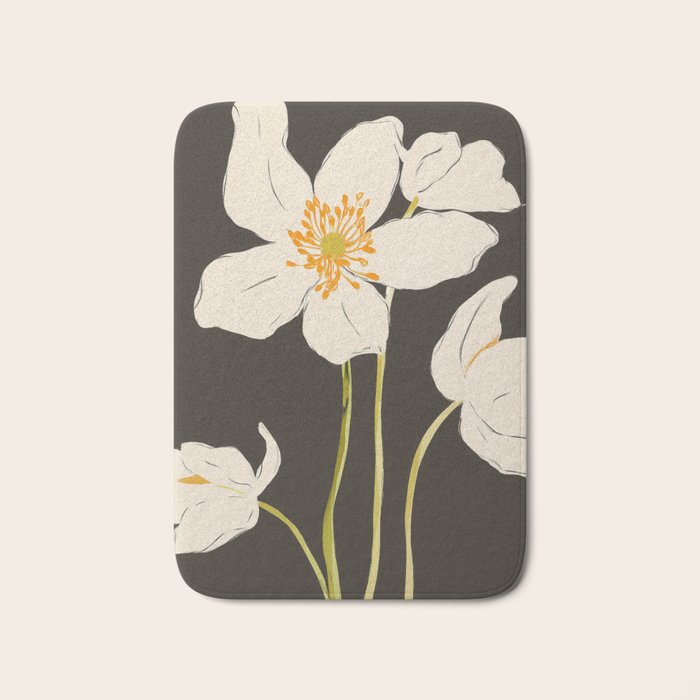 Midnight Bloom Bath Mat Gallery Image 1