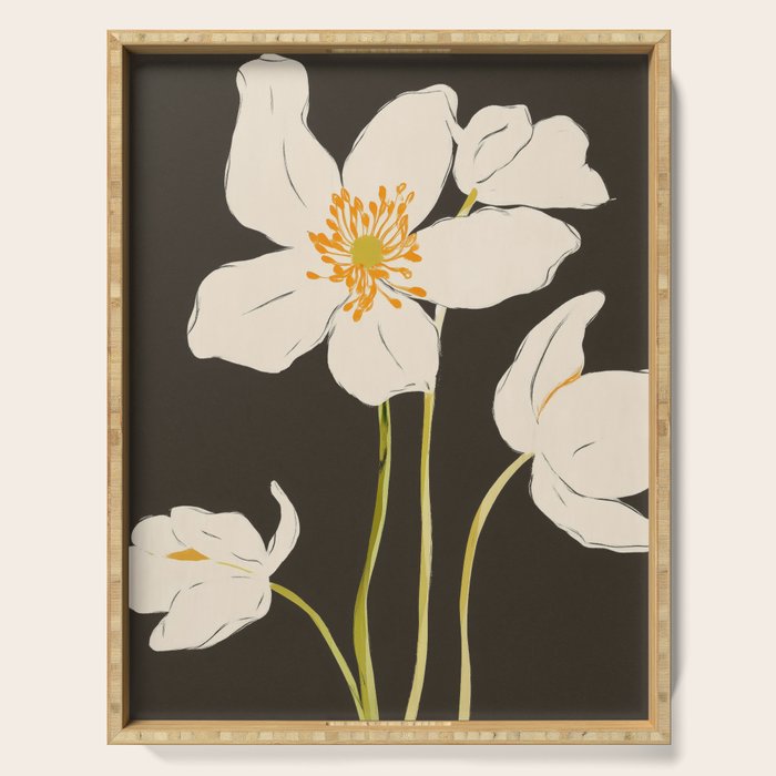 Midnight Bloom Serving Tray Gallery Image 1