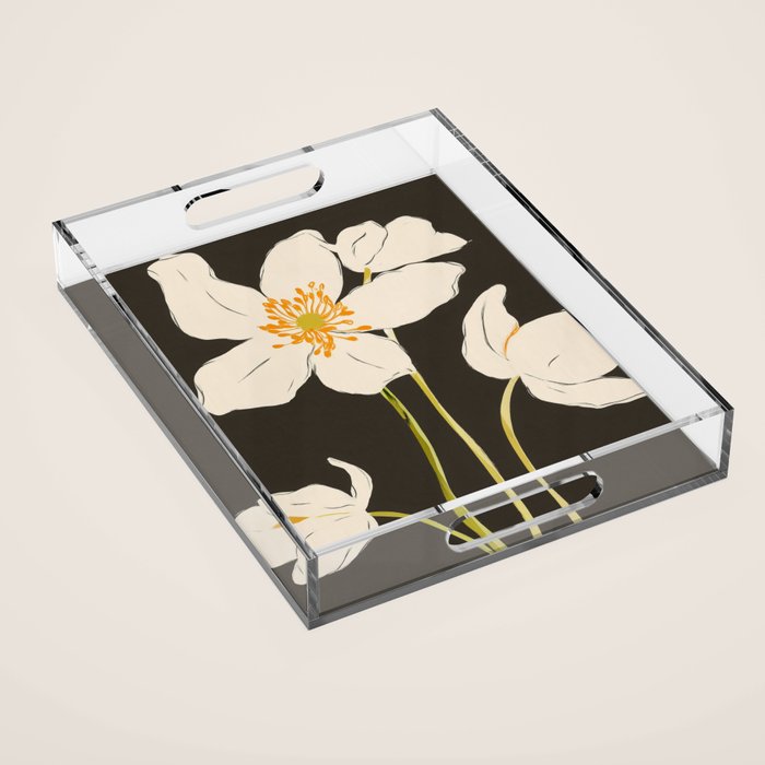 Midnight Bloom Acrylic Tray Gallery Image 1