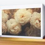 Floral Luxury In Twilight Sepia Peach Wall Mural Gallery Image 2