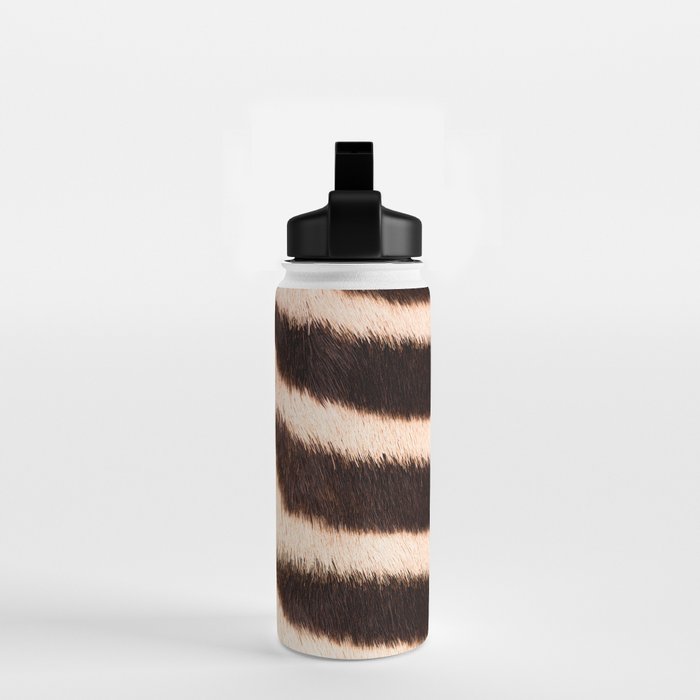 Zebra - zebra stripes -zebra skin - genuine - beautiful  Water Bottle Gallery Image 2