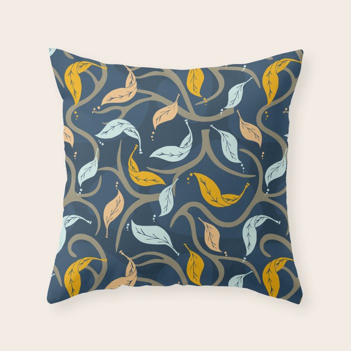 Midnight Fall Throw Pillow Gallery Image 1
