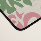 Vintage Damask Floral Pattern Desk Mat Gallery Image 4