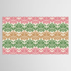 Vintage Damask Floral Pattern Tablecloth Gallery Image 2