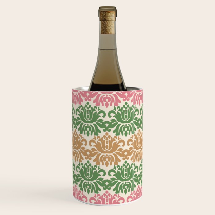 Vintage Damask Floral Pattern Wine Chiller Gallery Image 1