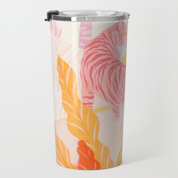 Pink Jungle Travel Mug Gallery Image 3
