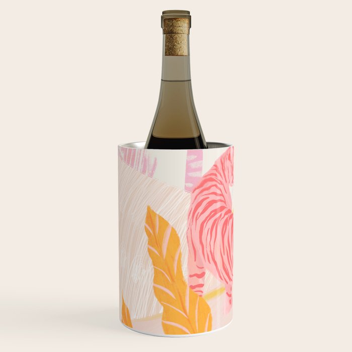 Pink Jungle Wine Chiller Gallery Image 2