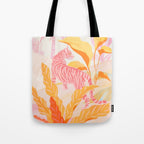 Pink Jungle Tote Bag Gallery Image 1