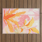Pink Jungle Outdoor Rug Gallery Image 1
