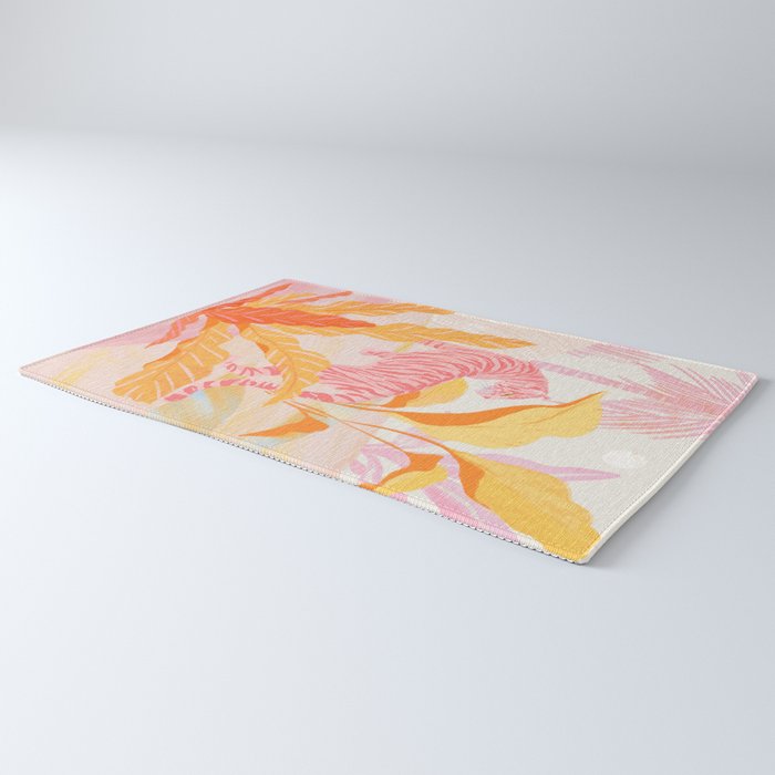 Pink Jungle Rug Gallery Image 3