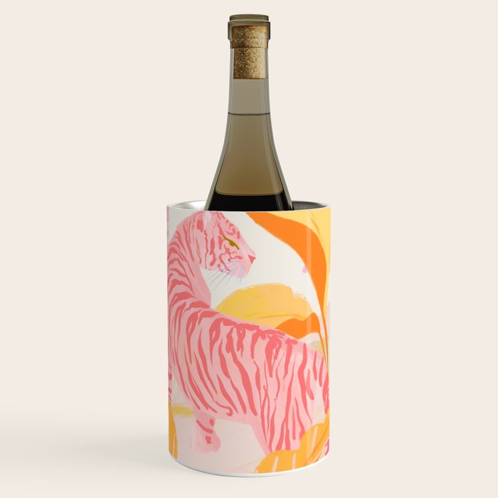 Pink Jungle Wine Chiller Gallery Image 1