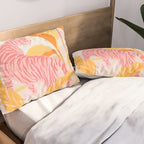 Pink Jungle Pillow Sham Gallery Image 2