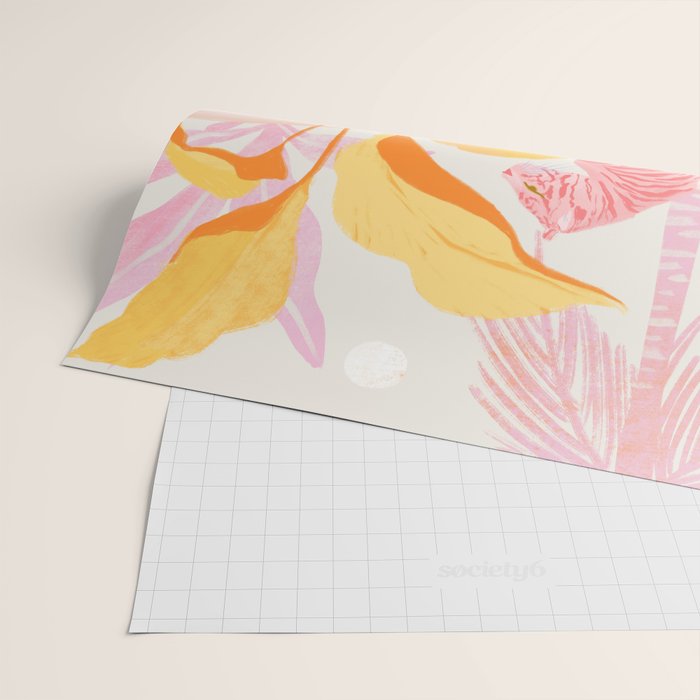 Pink Jungle Wrapping Paper Gallery Image 2