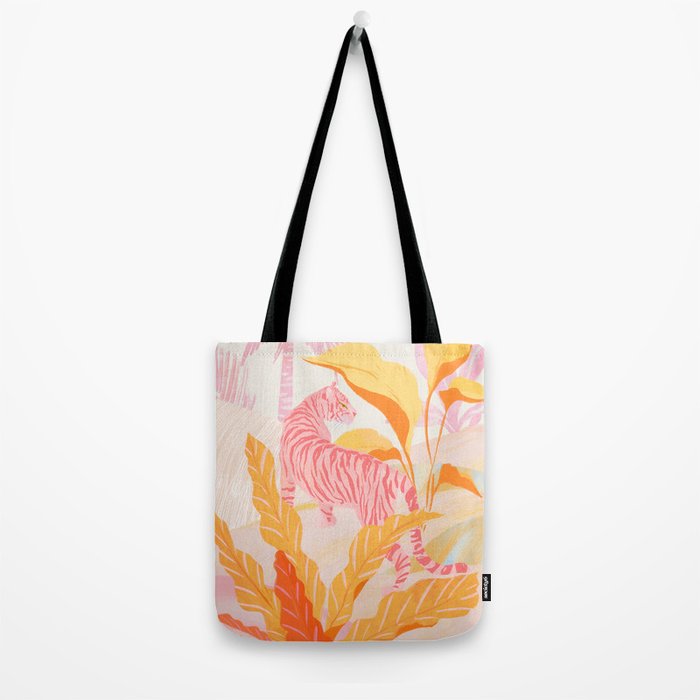 Pink Jungle Tote Bag Gallery Image 2