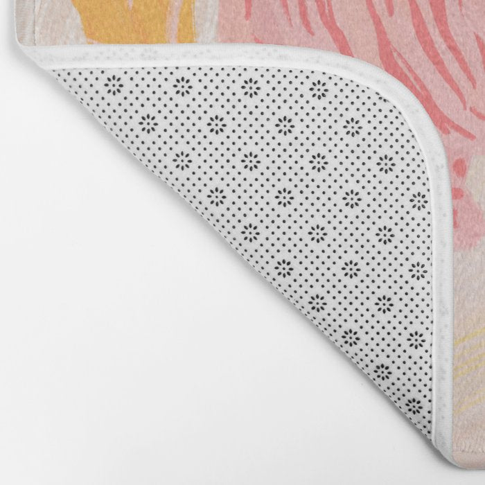 Pink Jungle Bath Mat Gallery Image 2