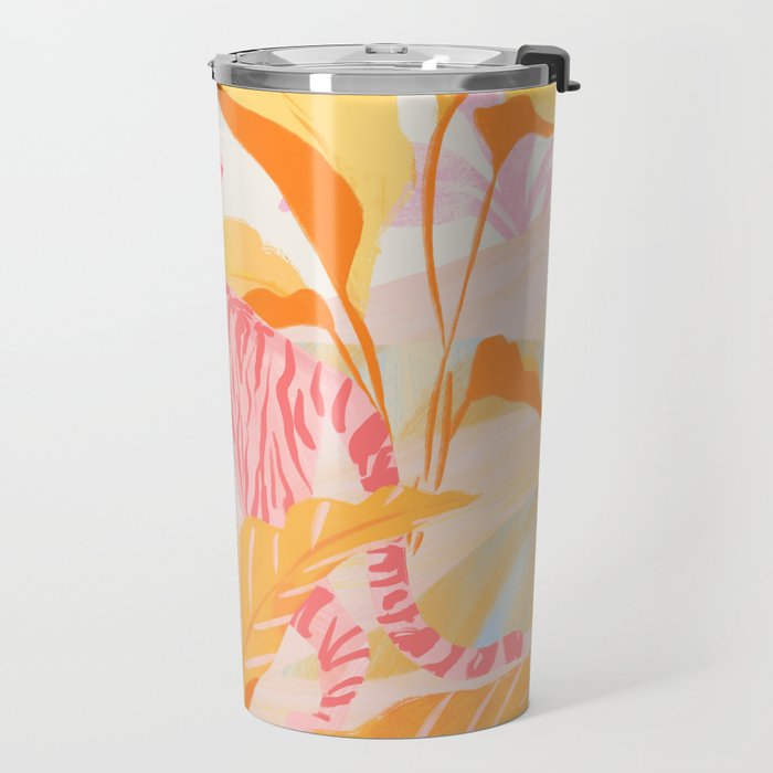 Pink Jungle Travel Mug Gallery Image 2