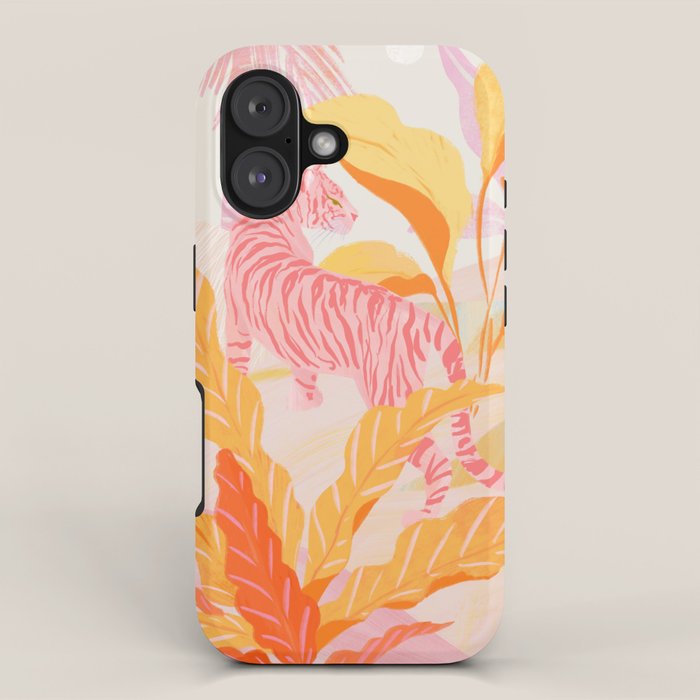 Pink Jungle iPhone Case Gallery Image 1