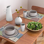 Linear Bauhaus Pattern 3. Placemat Gallery Image 2