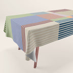 Linear Bauhaus Pattern 3. Tablecloth Gallery Image 1