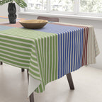 Linear Bauhaus Pattern 3. Tablecloth Gallery Image 3